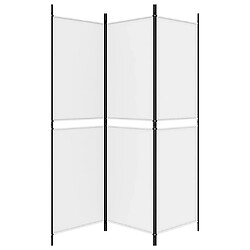 Acheter vidaXL Cloison de séparation 3 panneaux Blanc