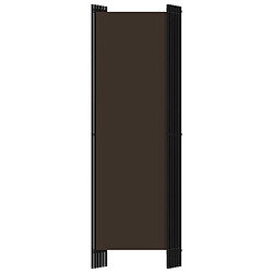 Acheter vidaXL Cloison 6 panneaux Marron