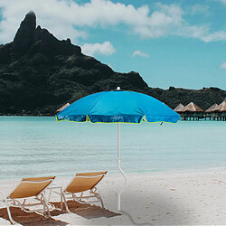 Avis Girafacile Parasol rond - Turquoise