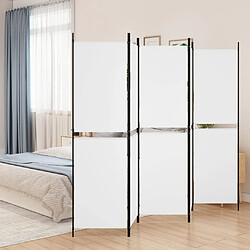 VIDAXL Cloison de Séparation Blanc 250x180 cm