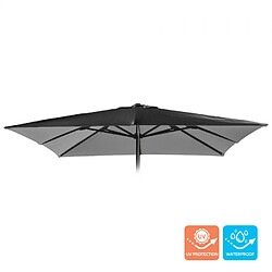 Elios parasols Toile de parasol carré - Noir
