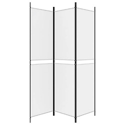Acheter vidaXL Cloison de séparation 3 panneaux - Blanc