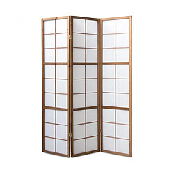 pegane Paravent japonais Shoji brun