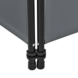 Helloshop26 Paravent Gris Foncé 5 Panneaux pas cher