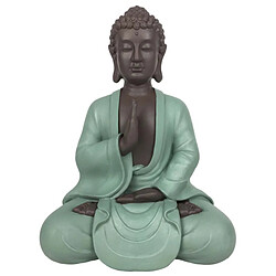 Zen'Arôme Bodhi Résine Vert Statue décorative - Polyrésine - Couleur vert - Hauteur 20 cm