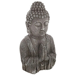 Atmosphera Statuette de Bouddha - H. 49 cm - Effet bois