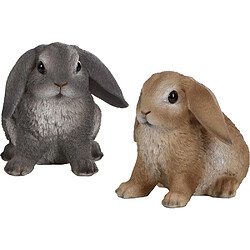 ESSCHERT DESIGN Lapin résine 14 cm (2 pcs)