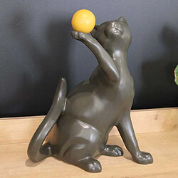 Drimmer Statuette Chat avec Balle Shadow