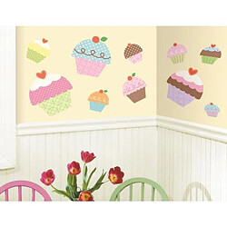 TheDecoFactory Happy Cupcake - Stickers géants