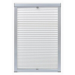 vidaXL Store plissé Blanc C04