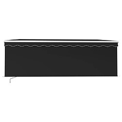 Avis vidaXL Auvent manuel avec LED 4x3 m