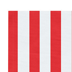 Acheter vidaXL Tissu de remplacement rayures rouges/blanches
