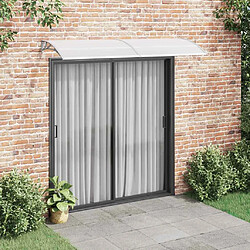 vidaXL 240x75 cm - Gris et transparent