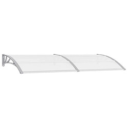 vidaXL 240x75 cm - Gris et transparent