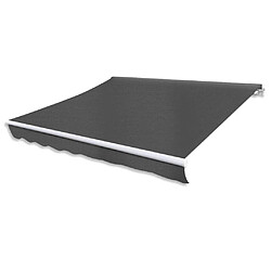 Auvent vidaXL - 300 cm Anthracite