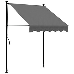 vidaXL Auvent Rétractable 150x150 cm Anthracite