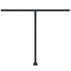 Avis VidaXL - Jeu de Poteaux d'Auvent 300x245 cm Anthracite
