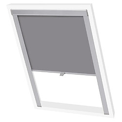 Store enrouleur occultant pour fenêtre Velux C04 - Gris VIDAXL