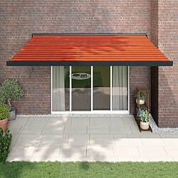 vidaXL Auvent Rétractable 4x3 m
