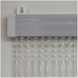 Casa Rideau de porte en perles Frejus 120x230 cm Transparent