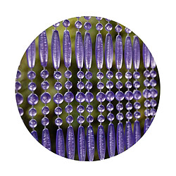 CASA Rideau de porte en perles 100x230 cm - Violett