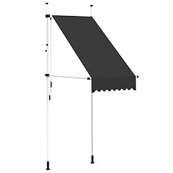 vidaXL Auvent manuel 100 cm - Anthracite