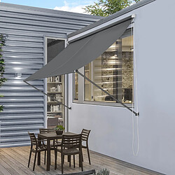 Pro.Tec pro_tec Brise-soleil Malage 200x120 cm Gris