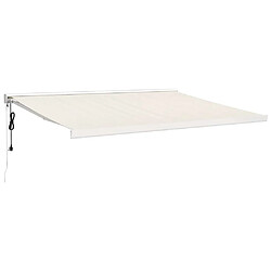 vidaXL Auvent 4x3 m Crème