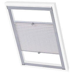 vidaXL Store plissé Blanc C02