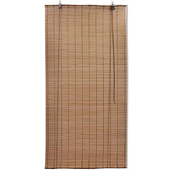vidaXL Store roulant bambou marron 100x160 cm