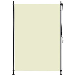 vidaXL Store extérieur roulant 150x270 cm - Crème