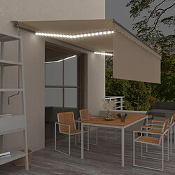 vidaXL Auvent automatique 5x3 m