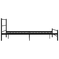 Acheter vidaXL Cadre de lit en métal - 160x200 cm Noir