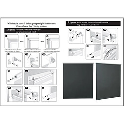 Helloshop26 Store enrouleur occultant - 50 x 160 cm - Bleu