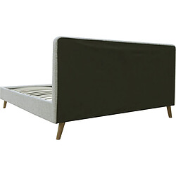 Habitat Et Jardin Lit tissu bouclette Nemo - 140 x 190 cm - Crème pas cher