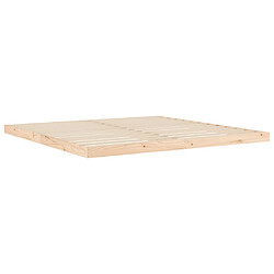 Acheter VidaXL Cadre de lit 200x200 cm - Bois massif
