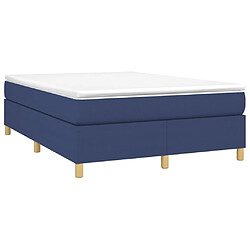 Avis VIDAXL Cadre de lit sans matelas - Bleu
