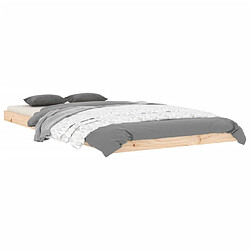Avis vidaXL Cadre de lit 100x200 cm bois de pin