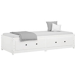 Avis VidaXL Lit de jour - Blanc