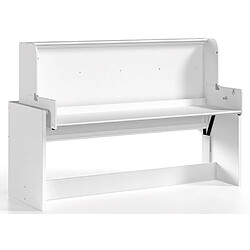 Acheter MES Lit bureau modulable - Blanc 90x200 cm