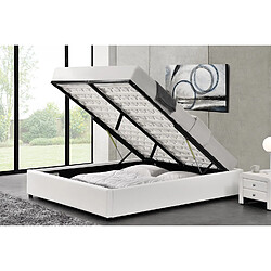Concept Usine Lit coffre 160 x 200 cm blanc KENNINGTON