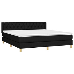 Avis vidaXL Sommier et Matelas - Noir