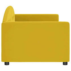 Acheter vidaXL Lit de Repos - Velours Jaune