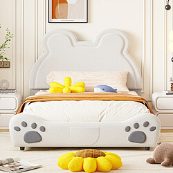 Acheter KOMHTOM Lit double enfant - Blanc