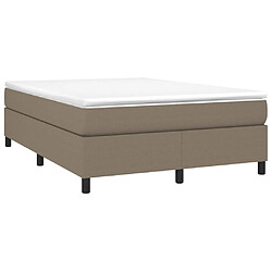 Avis VIDAXL Cadre de lit 140x200 - Taupe