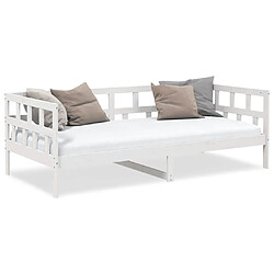 Acheter VIDAXL lit de jour blanc sans matelas
