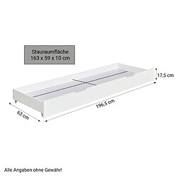 HOMESTYLE4U Lit superposé triple avec matelas - 90x200 cm