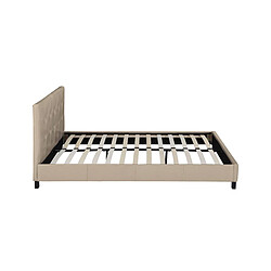 Avis Habitat Et Jardin Lit double en pvc Julia - 140 x 190 cm - Taupe