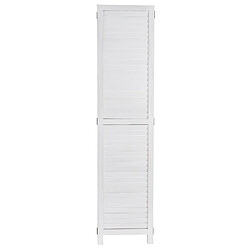 Mendler Paravent HWC-C30 - Blanc Shabby