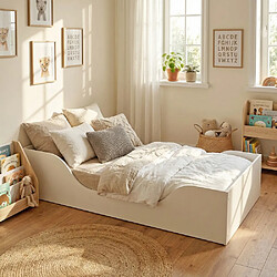 Le Quai Des Affaires Lit NOE 90x190 + sommier / Blanc